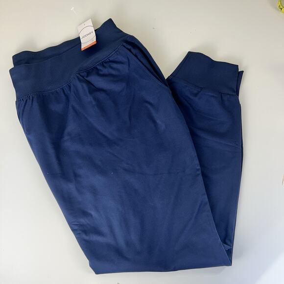 Jockey Women's EVERACTIVE Jogger Navy Blue NWT 3X Athleisure Pants Lounge Comfy - Picture 10 of 14